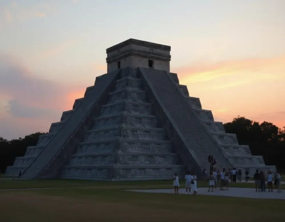 Sunrise at Chichen Itza - best time to visit the ruins