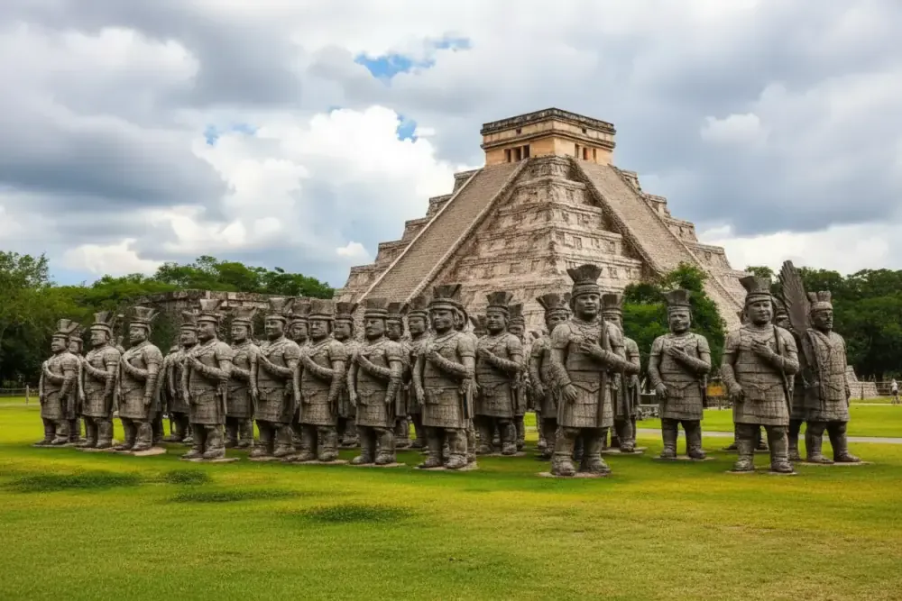 Temple of Warriors at Chichen Itza - what to bring guide